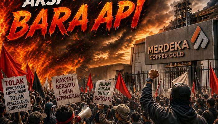 Aksi Bara Api, Lima Ribu Massa Bakal Geruduk Perusahaan PT. Merdeka Cover Gold