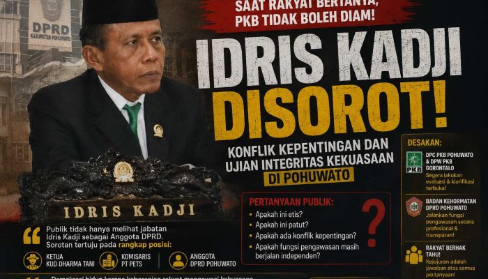 Jabatan Bertumpuk, Integritas Dipertanyakan: Dugaan Konflik Kepentingan Idris Kadji Jadi Sorotan Publik