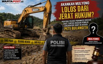 Akankah Mulyono Lolos dari Jerat Hukum? Penyidik Polres Pohuwato Didesak Usut Tuntas Dugaan Pemilik Excavator SANY di Kasus PETI Bulangita