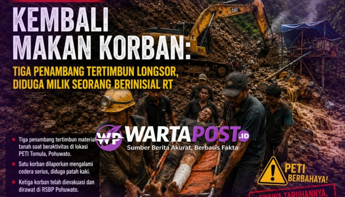 PETI Tomula Kembali Makan Korban: Tiga Penambang Tertimbun Longsor, Diduga Milik Seorang Berinisial RT
