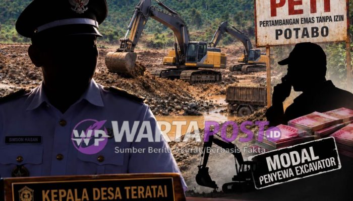 Pemodal dan Penyewa Excavator, Kades Teratai Diduga Terlibat PETI di Potabo